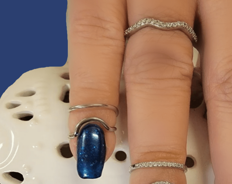Minimalistic Nail Cuff Ring Fashion Hut Jewelry