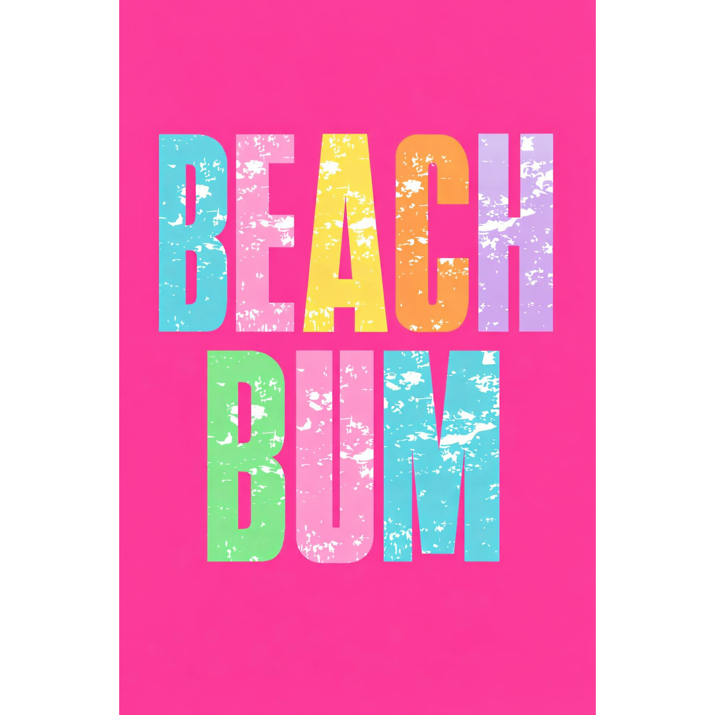 Beach Bum Blanket - Hot Pink