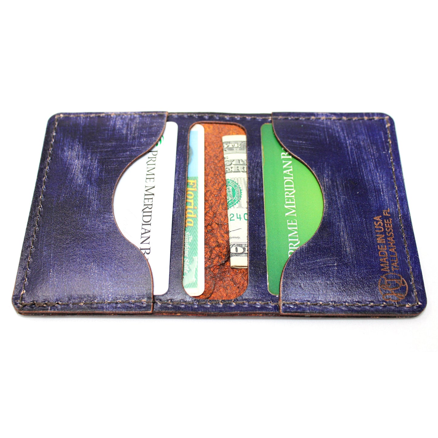 Leather Original Mens Wallet - Stars and Stripes