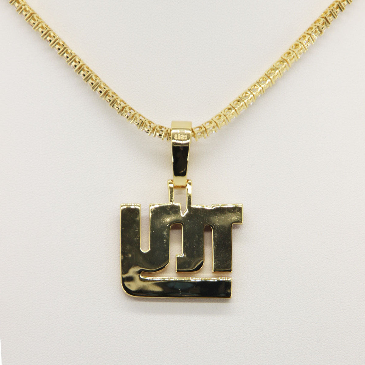 New York NY Emblem Pendant Necklace – Fan Gift Jewelry for Game Day