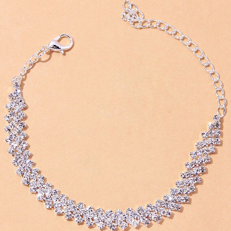 Beach Accessories Crystal Anklet for Women Fashion Hut Jewelry