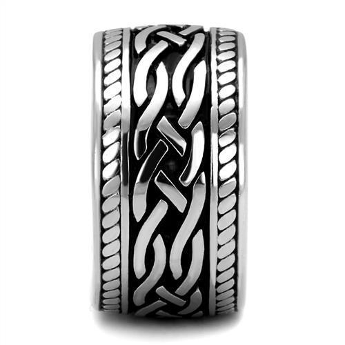 Men Stainless Steel Epoxy Tribal Ring Fashion Hut Jewelry