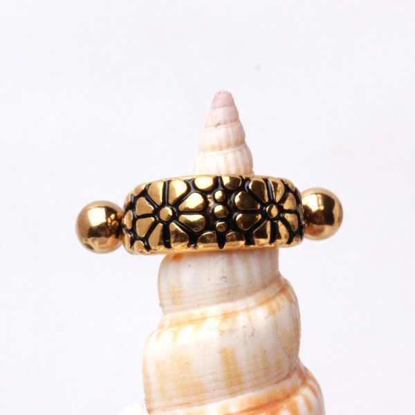 Gold Daisy Ear Cuff Cartilage Earring Fashion Hut Jewelry