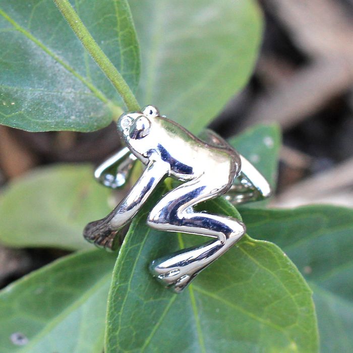316L Stainless Steel Tree Frog Fake Cartilage Ear Cuff - Fashion Hut Jewelry