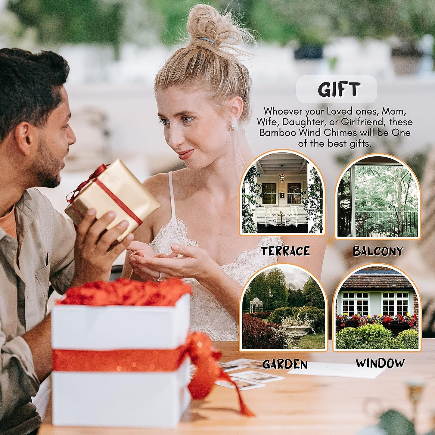 Blue Seashell Glass Wind Chimes 28" Comes with Wall Stand Fashion Hut Jewelry