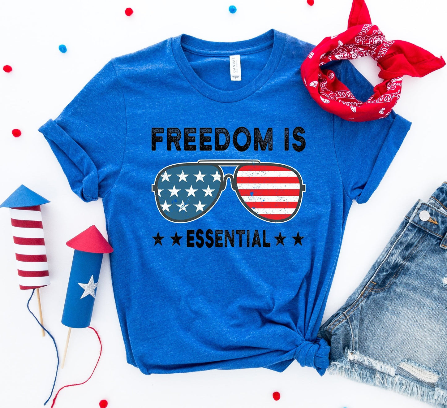 Freedom is Essential T-shirt Fashion Hut Jewelry
