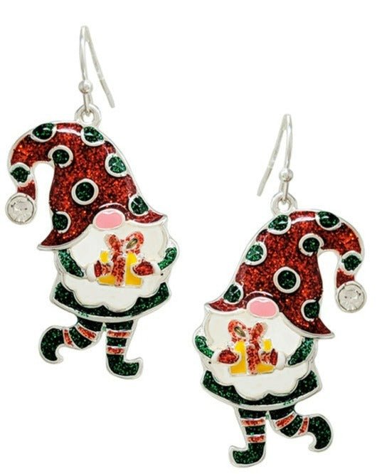 Christmas Gnome Earrings Style #G Fashion Hut Jewelry