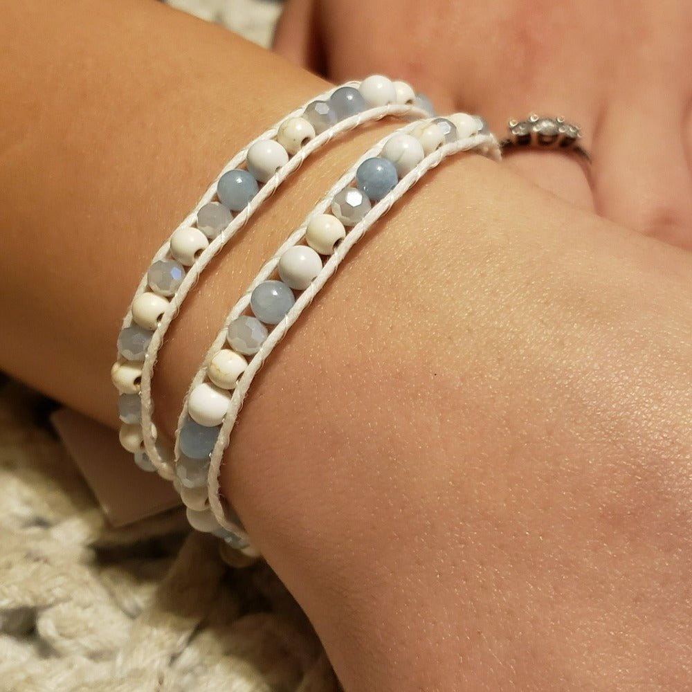 Go With the Flow Double Wrap Bracelet Fashion Hut Jewelry