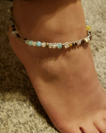 Nixie Beaded Anklet Ankle Bracelet