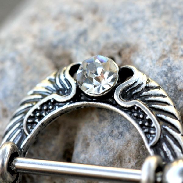 316L Stainless Steel Angel Wing Nipple Shield