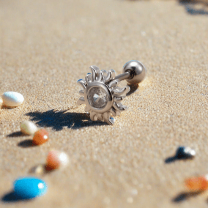 Sun Cartilage Earring Fashion Hut Jewelry