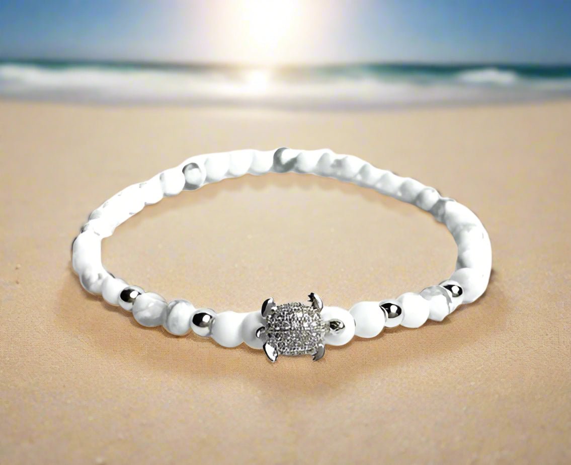 Howalite Turtle Bracelet Fashion Hut Jewelry