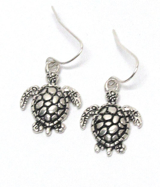 Turtles Fish Hook Earrings | Fashion Hut Jewelry