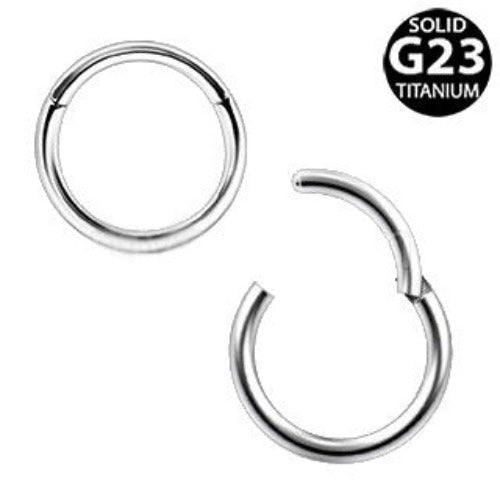 Titanium Seamless Clicker Ring | Fashion Hut Jewelry