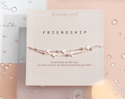 Silver Stars Friendship Bracelet | Fashion Hut Jewelry