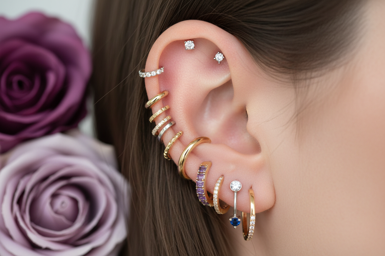 Cartilage Earrings Guide: Hoops, Studs & Styling Tips for 2026 ...