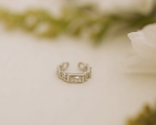 Sophie Baguette Diamond Ear Cuff