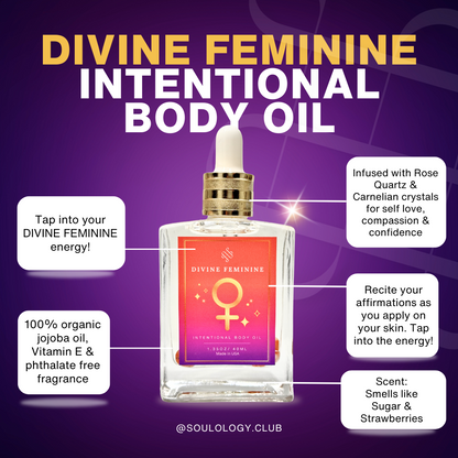 Divine Feminine Intentional Luxury Body Oil