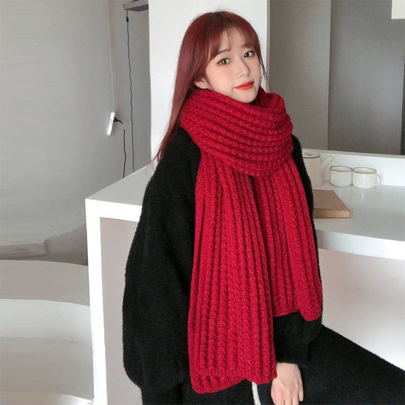 Women's Cable Knit Winter Scarf