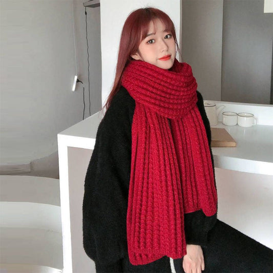 Women's Cable Knit Winter Scarf