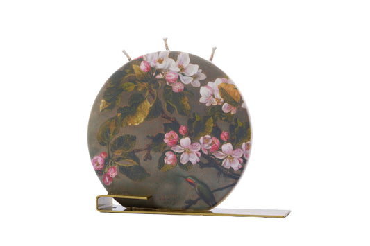 Flatyz Heade Hummingbird & Apple Blossoms Candle
