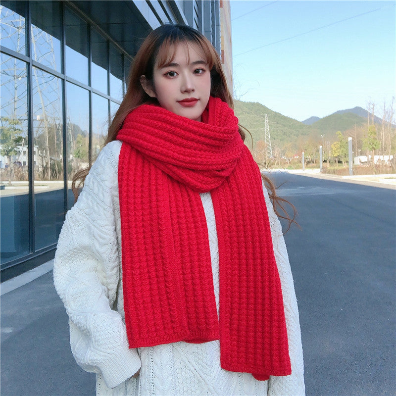 Women's Cable Knit Winter Scarf