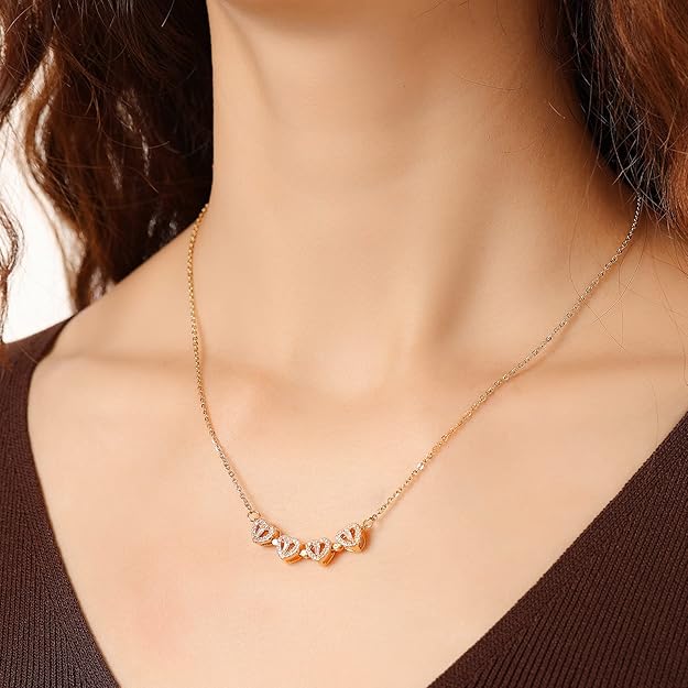 LuckyClover- Four Leaf Heart Shape Necklace