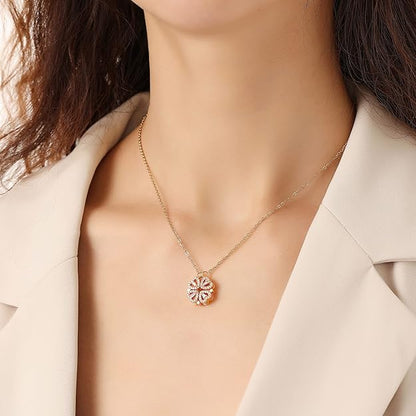 LuckyClover- Four Leaf Heart Shape Necklace