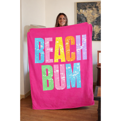 Beach Bum Blanket - Hot Pink