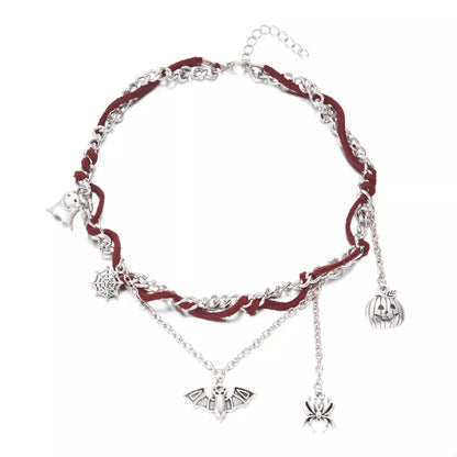 Halloween Double Layered Pendant Necklace