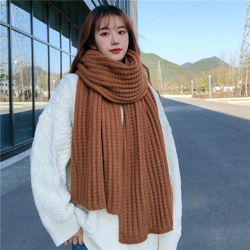 Women's Cable Knit Winter Scarf
