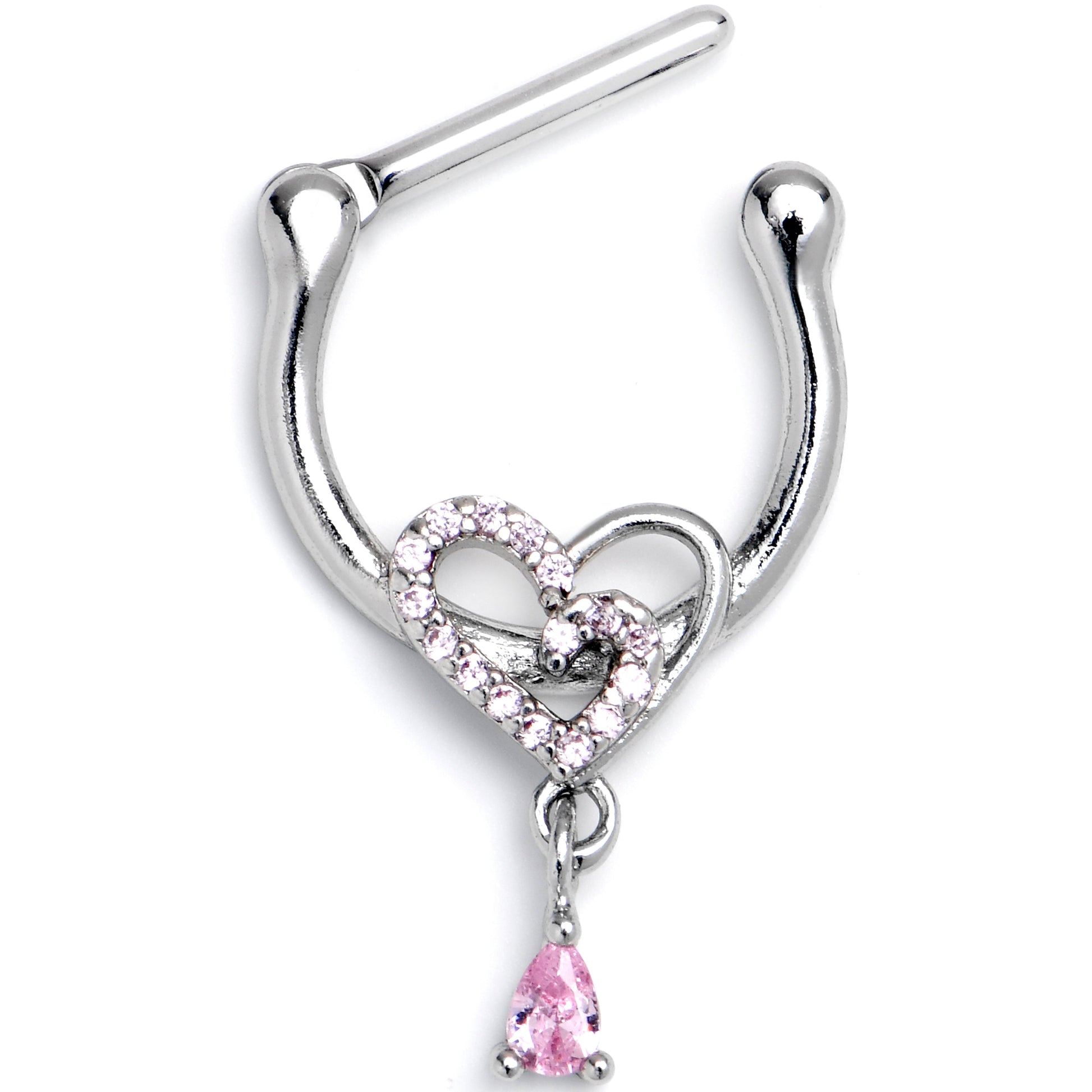 heart dangle cartilage clicker