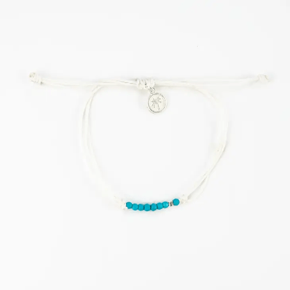 Sundays Beaded Bracelet - White