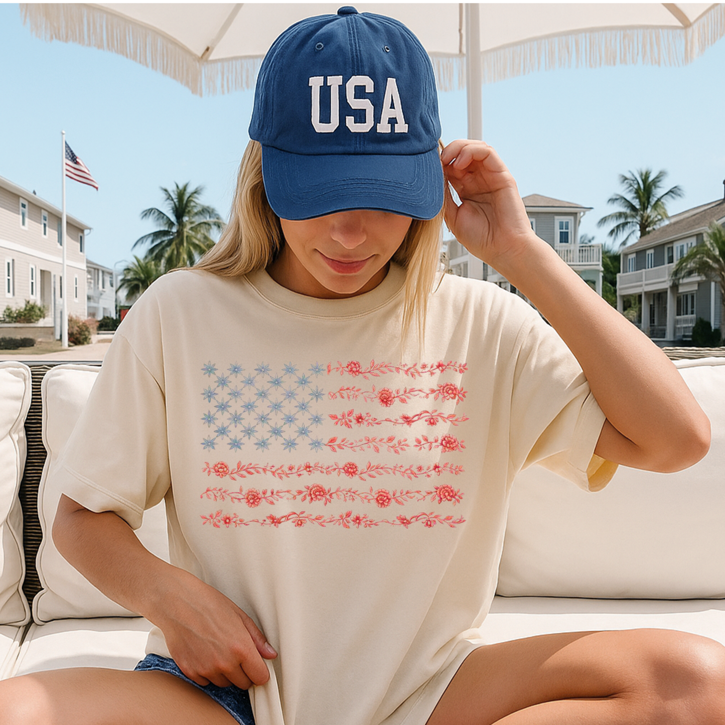 4th of July Flag T-shirt