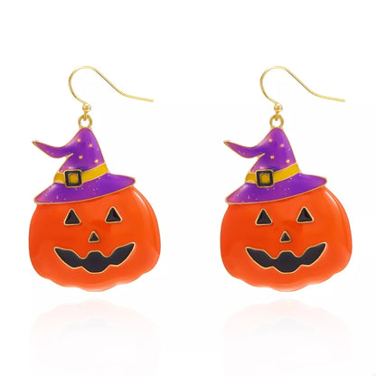 Halloween Pumpkin Dangle Earrings