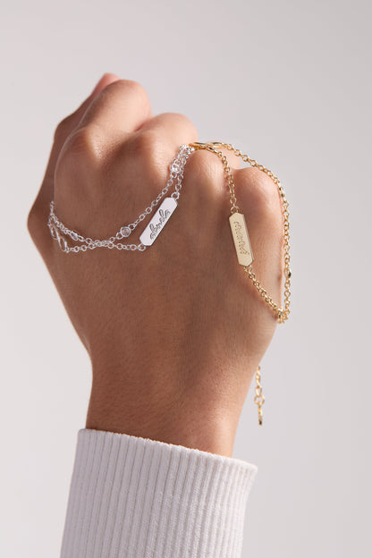 Mamá Infinity Chain Double Strand Bracelet - ALEX AND ANI