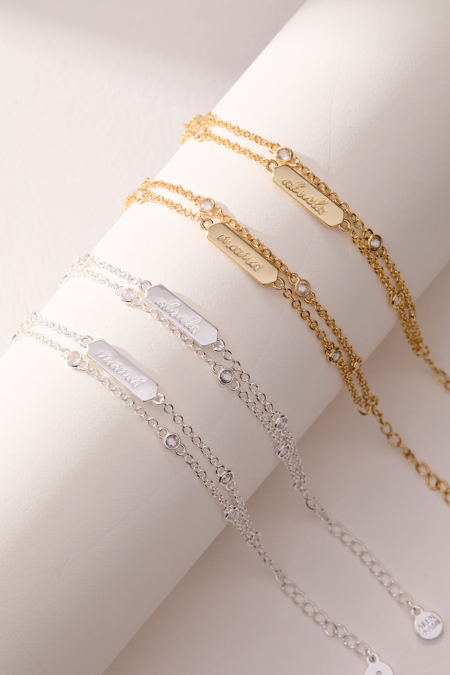 Mamá Infinity Chain Double Strand Bracelet - ALEX AND ANI