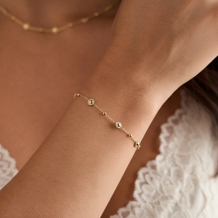Floret Chain Bracelet