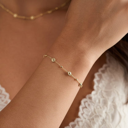 Floret Chain Bracelet