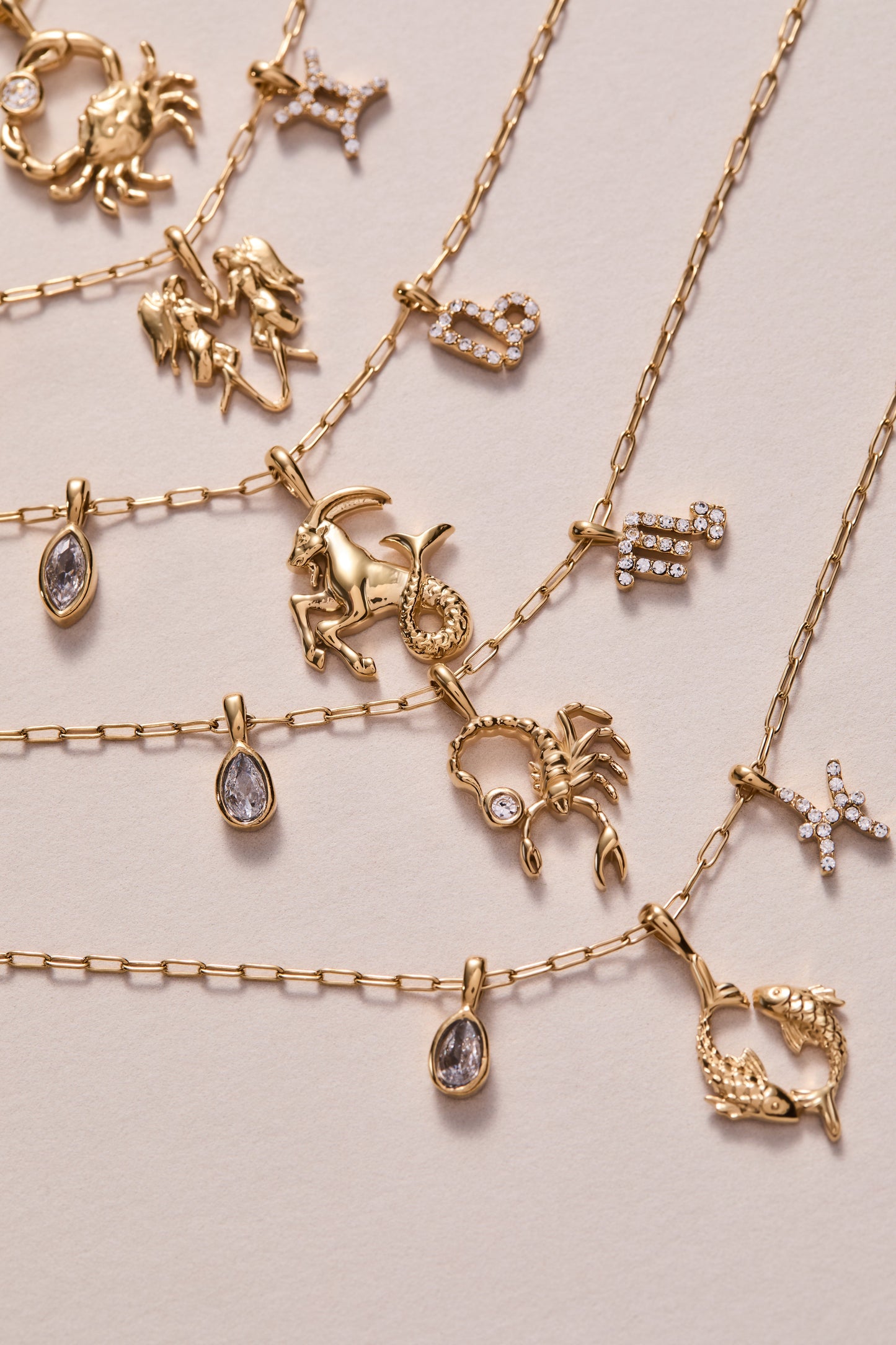 Scorpio Zodiac Charm Cluster Necklace - ALEX AND ANI