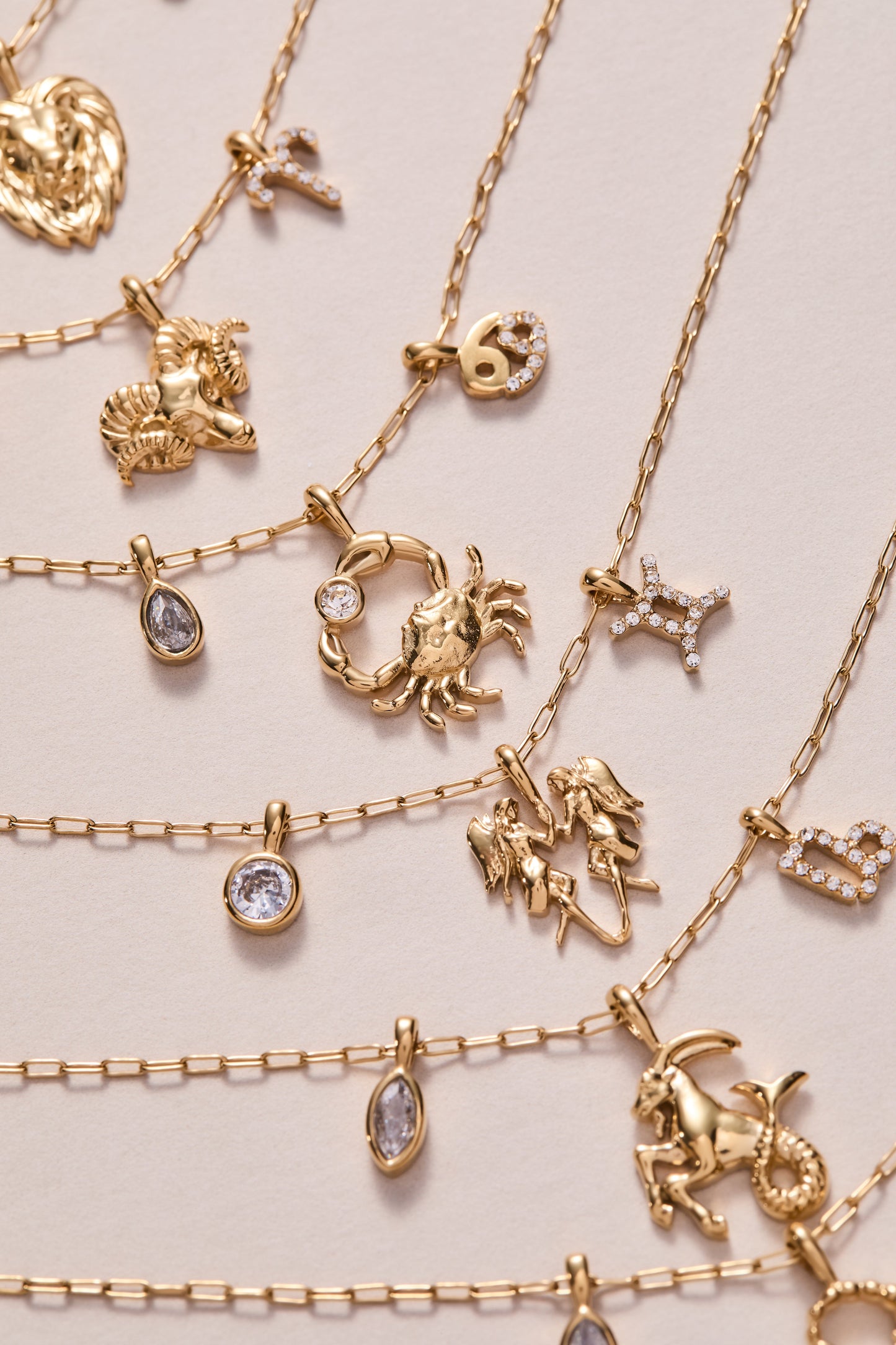 Cancer Zodiac Charm Cluster Necklace - ALEX AND ANI