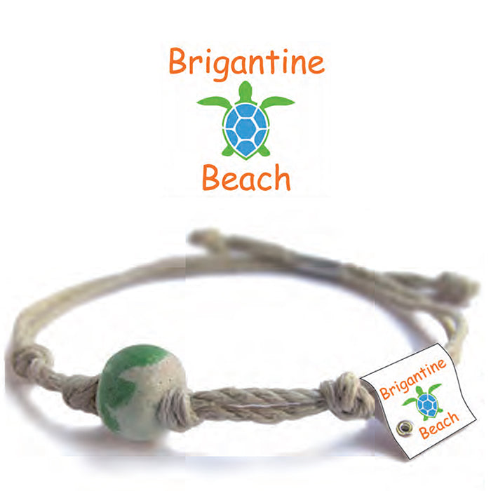 Brigantine, NJ Bead Bracelet / Anklet