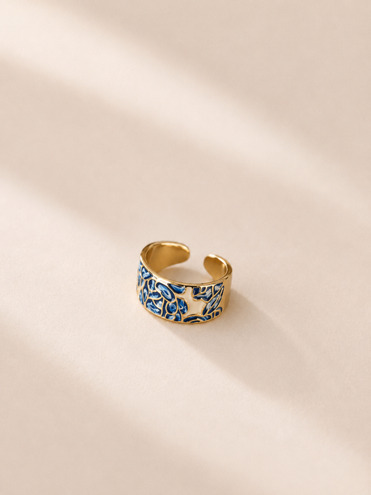 Indigo Ring Adjustable