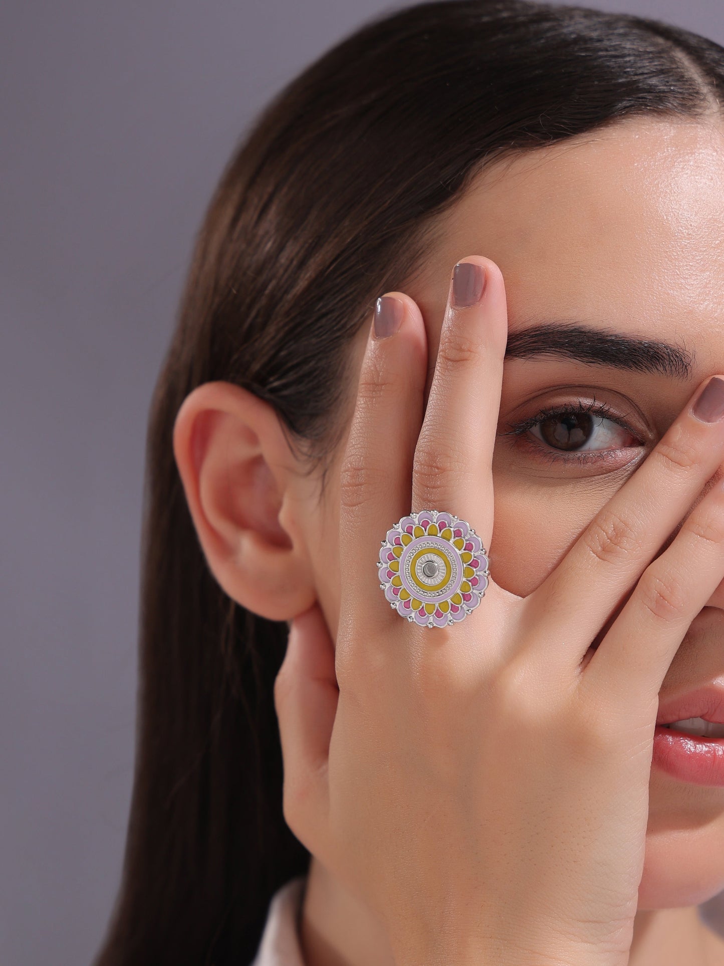 Radiant Sunburst Ring