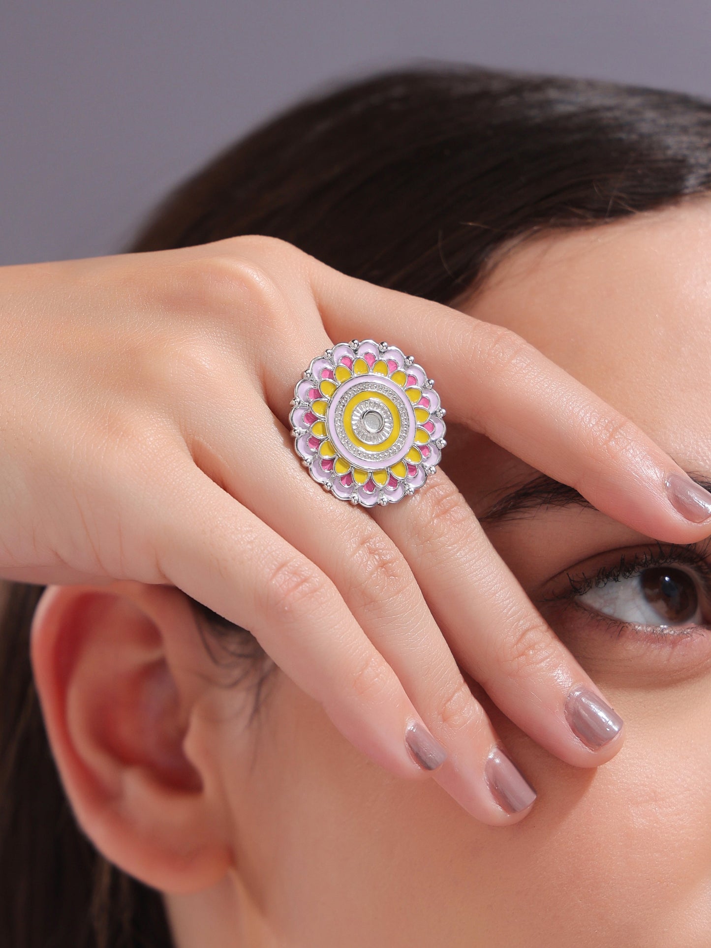 Radiant Sunburst Ring