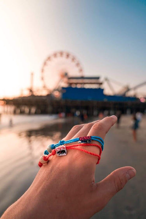 Venice California Bead Bracelet / Anklet