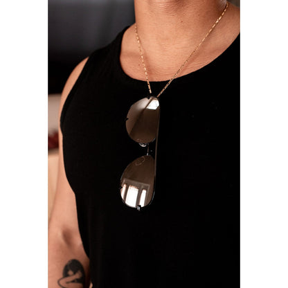 Black/Silver - High Quality Unisex Aviator Sunglasses*