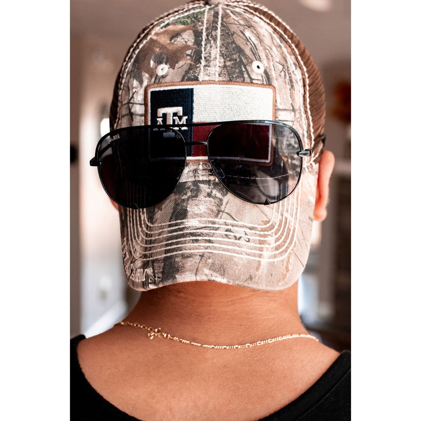 Black/Black - High Quality Unisex Aviator Sunglasses *