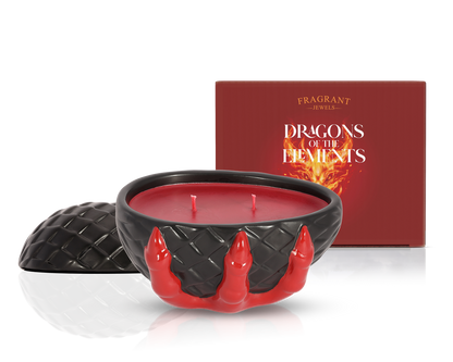 Dragons of the Elements - Fire Dragon - Jewel Candle (Ringless)