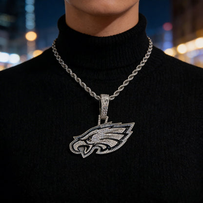 Philadelphia Emblem Pendant Necklace – Perfect Gift for Game Day Fans